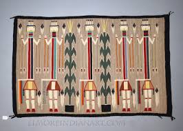 pueblo textiles navajo yei rug