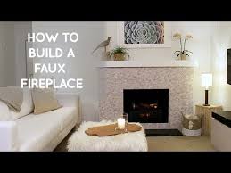 Free Standing Faux Fireplace
