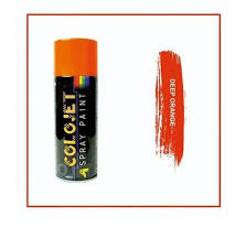 Colojet Deep Orange Spray Paint For