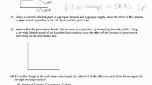 how to succeed on the ap economics frq macro question  