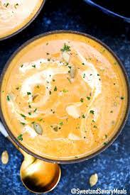 slow cooker pumpkin soup sweet and