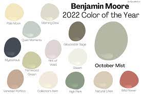 October Mist Benjamin Moore S 2022