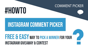 Instagram comment picker is a free giveaway picker tool to select a random name and winner for your instagram contest or giveaway. Instagram Comment Picker Free Giveaway Winner Picker