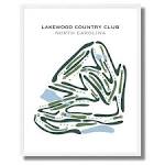 Buy the best printed golf course Lakewood Country Club, North ...