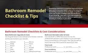bathroom remodel checklist tips mr
