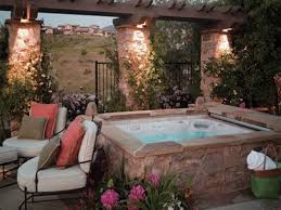 20 relaxing backyard designs with hot tubs
