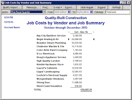 Quickbooks Job Costing Reports