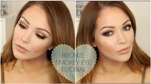 bronze smokey eye tutorial mac warm