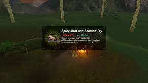 Spicy Meat and Seafood Fry - Zelda Dungeon Wiki, a The Legend of Zelda wiki