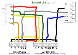 Some heat pumps are designed to heat water instead of air. New Installation Wiring Heat Pump And Aux Heat Ecobee