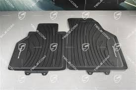 teile com rubber floor mat set 2