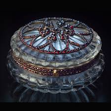 antique bohemian garnet crystal jewelry
