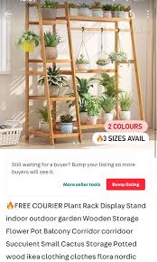 Free Courier Plant Rack Display Stand
