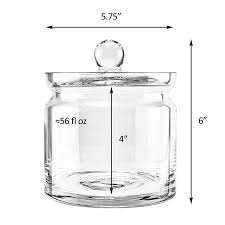 Glass Apothecary Storage Jar Candy
