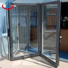 china ztmy double glass folding door