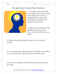 Brain teasers and answers set   number    Answer on the webpage  Pinterest