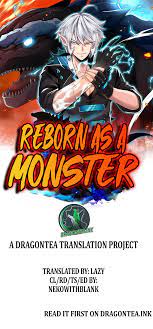 Manga reborn as a monster