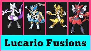 Lucario Fusions Pokemon Make new Pokemon with Lucario Fusions - YouTube