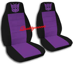 Decepticon Car Seat Covers In Purple