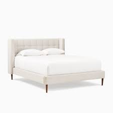 Shelter Bed Wood Legs Bed Modern