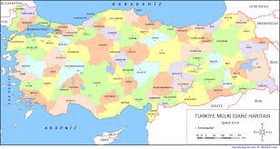 Renkli türkiye haritası nasıl çıkarılır? Turkiye Haritasi Siyasi Sehir Isimleri Listesi Ile Birlikte Renkli Turkiye Nin Illeri Haritasi