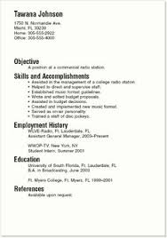 Basic Resume Examples For Part Time Jobs Google Search Resume