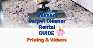 a walmart carpet cleaner al guide