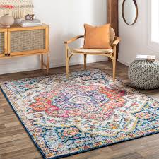indoor medallion area rug at lowes