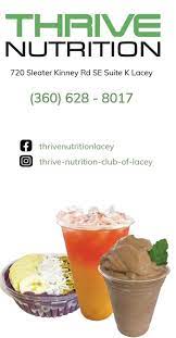 full menu thrive nutrition lacey