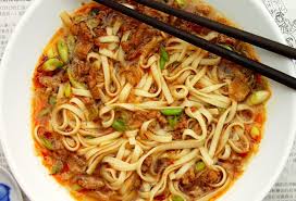 Image result for Chinese Chive Wanton Mee 中国韭菜馄饨面