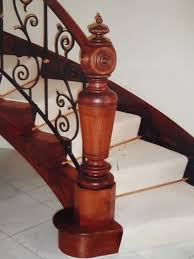 Our example aims at a distressed wood finish with a. Antique Staircases Antique Posts Pedestals And Railings Oley Valley