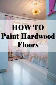 How To Paint Hardwood Floors Addison