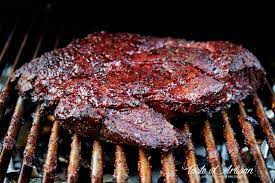 Beef Shoulder Steak Pellet Grill gambar png