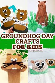 groundhog day crafts oh my creative