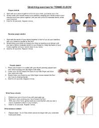 Stretching For Tennis Elbow Tennis Elbow Exercises Elbow