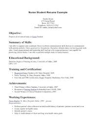 Rn Career Objective Examples For A Nursing Resume Me Spacesheep Co