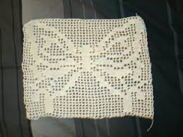 Ravelry Chart For Manto Butterfly In Filet Crochet Pattern