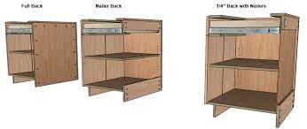 how to build frameless base cabinets
