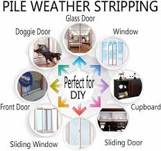 Adhesive Brush Weather Stripping For