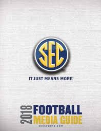 2018 Southeastern Conference Media Guide By Mexico Sports