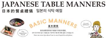 anese table manners what not to do