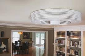 bladeless ceiling fan uses vortex