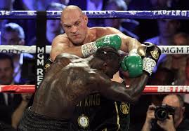 Deontay wilder (born 22nd oct 1985) is an active professional boxer from united states with a record of 42 wins, 1 loss, 1 draw Box Weltmeister Im Schwergewicht Tyson Fury Schlagt Deontay Wilder K O Sport Tagesspiegel