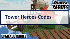 Our roblox tower heroes codes wiki has the latest list of working op code. Tower Heroes Codes Wiki 2021 May 2021 New Mrguider