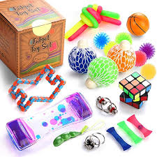 About 28% of these are other toys a wide variety of fidgets toys anxiety options are available to you, such as use, material, and feature. Amazon Com Sensory Fidget Toys Set 25 Pcs Stress Relief And Anti Anxiety Tools Bundle For Kids And Adults Marble And Mesh Pack Of Squeeze Balls Soybean Squeeze Flippy Chain Liquid Motion Timer