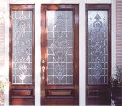 Custom Leaded Glass Entry Door 2