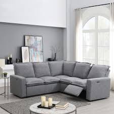 euroco power recliner sofa set 5 seat