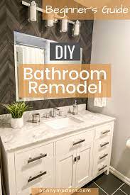Diy Bathroom Remodel Beginner S Guide