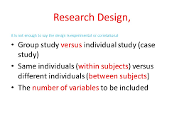 Difference Between Research Methods and Research Design     Poorly designed experiments Bad design example    Does standing close to  somebody cause them to