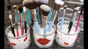 diy makeup brush cups you